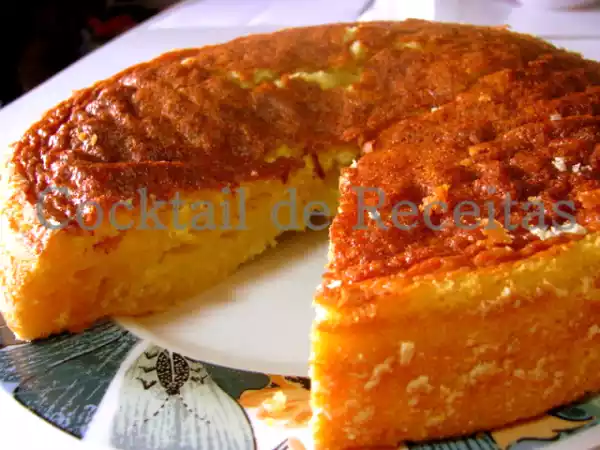 Receita Bolo de leite húmido