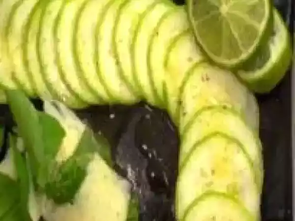 Receita Carpaccio de abobrinha ( zuchinni )