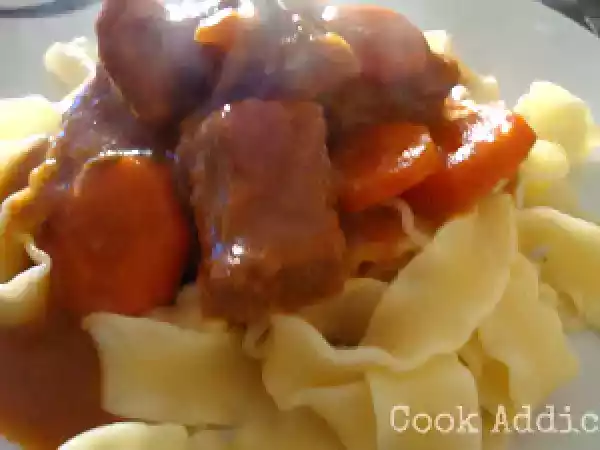 Receita Carne de vaca estufada