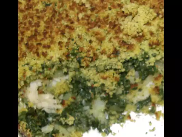 Receita Bacalhau com natas e coentros