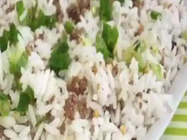 Receita Arroz com carne moída