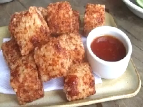 Receita Harumaki de camarão e alho poró