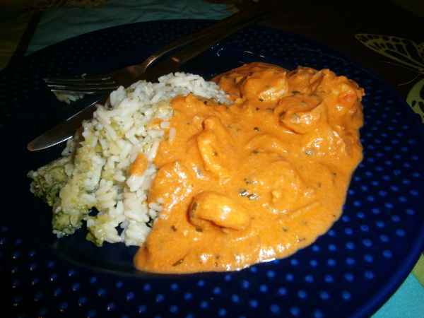 Receita Camarão ao leite de côco