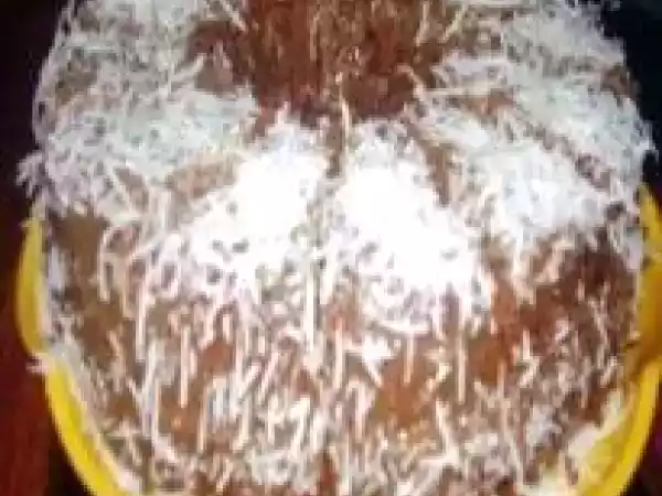 Receita Bolo de chocolate com coco