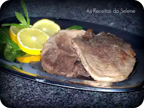 Receita Costeletas de porco no forno