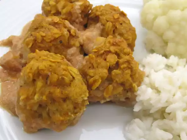 Receita Almôndegas de aveia