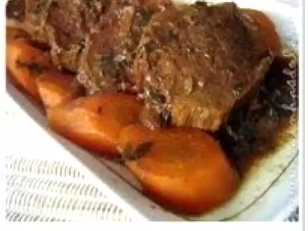 Receita Rosbife ao vinho tinto