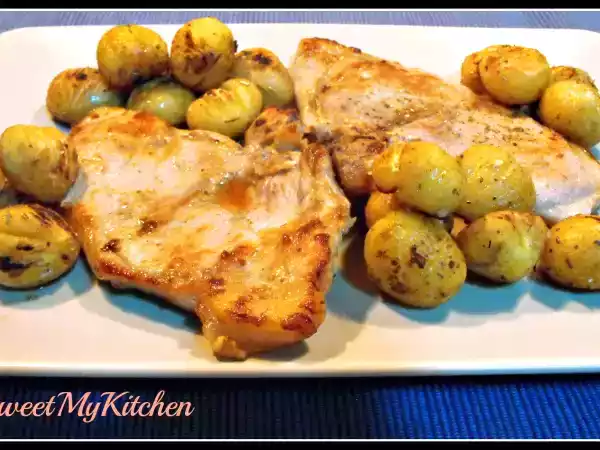 Receita Costeletas com castanhas