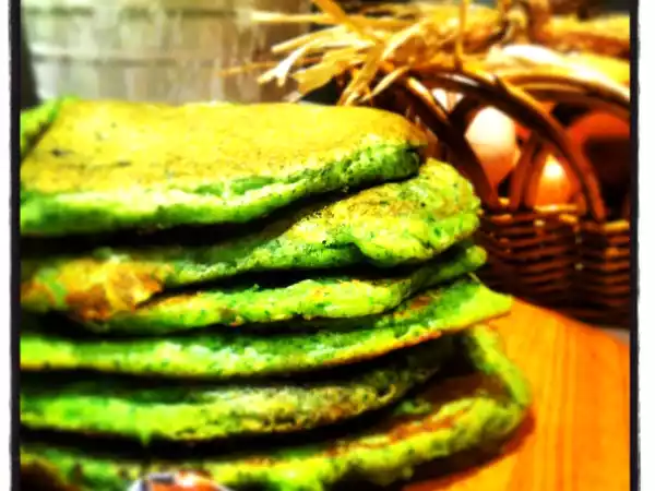 Receita Panquecas de espinafres