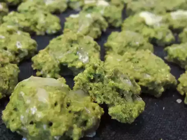 Receita Bolachas verdes com laranja
