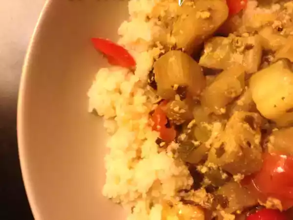 Receita Beringela à marroquina