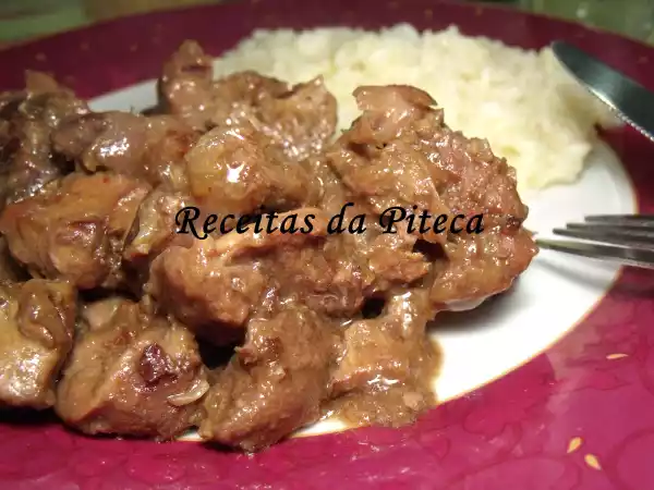 Receita Pipis guisados com cerveja