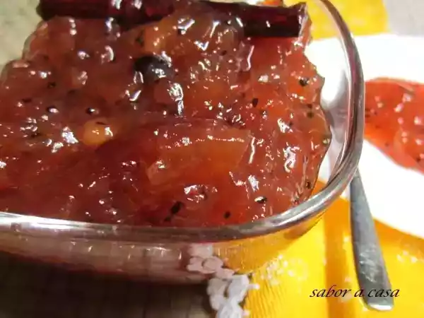 Receita Compota de kiwi e maça, e aroma da índia