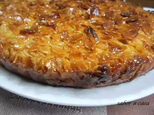 Receita Tarte de amêndoa caramelizada