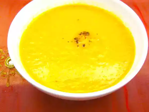 Receita Crem de grão com ras-el-hanout