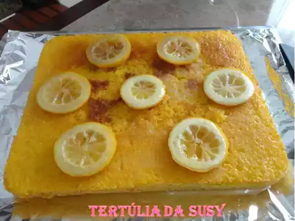 Receita Bolo de limão sem glutén