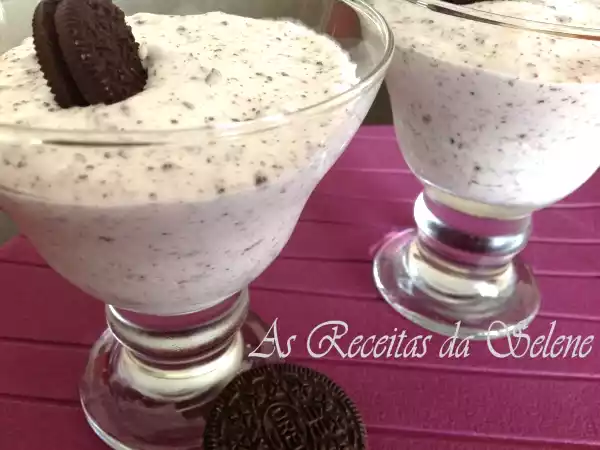 Receita Mousse de oreos