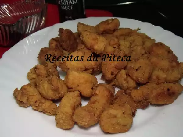 Receita Cubos de frango fritos