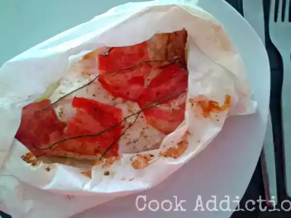 Receita Dourada em papelote