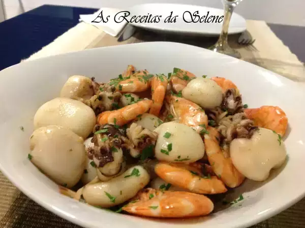 Receita Choquinhos com camarão - actifry
