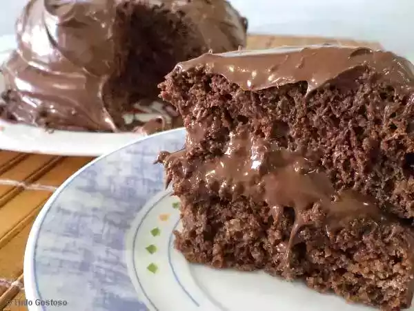 Receita Bolo de iogurte e nutella