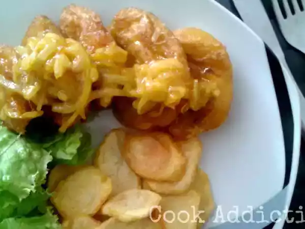 Receita Farófias de bacalhau com molho de gemas