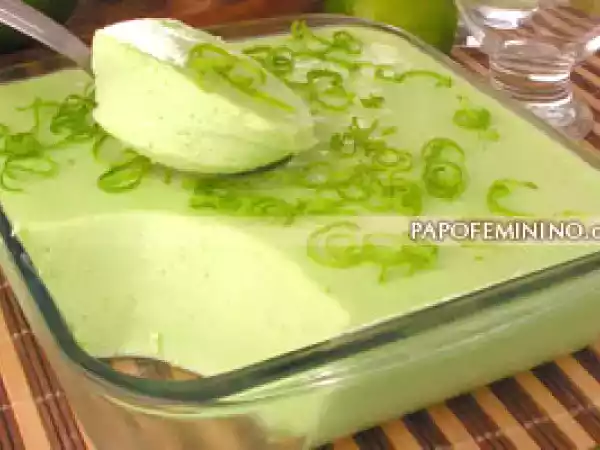 Receita Mousse de limão verde