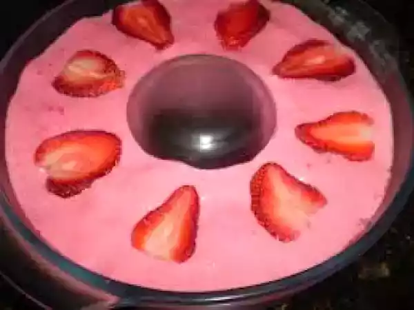 Receita Mousse de morango