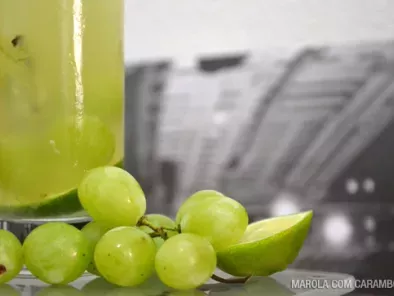 Receita Caipirinha de uva com limão