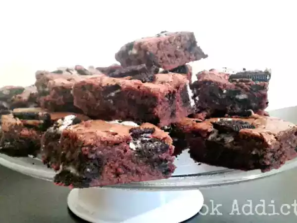 Receita Brownie de oreo