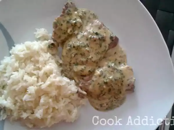 Receita Bifinhos de porco com coentros