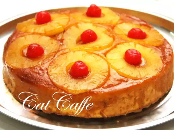Receita Bolo de ananás
