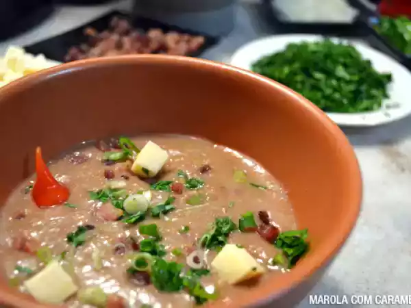 Receita Caldinho de feijão