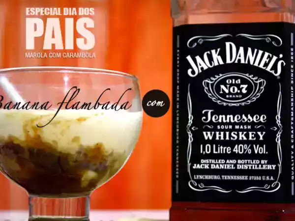 Receita Banana flambada com jack daniel's