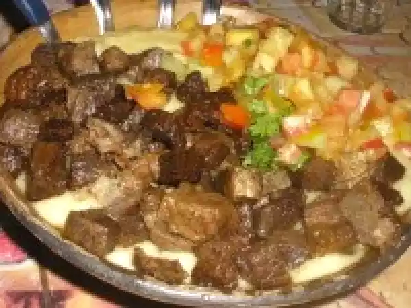 Receita Carne de sol com pirão de leite