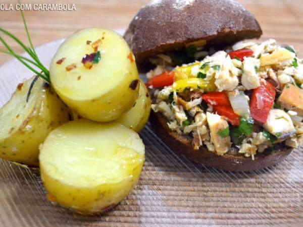 Receita Sanduíche de Frango