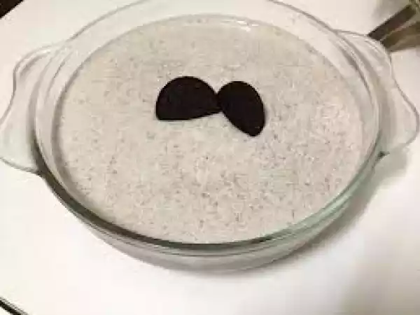 Receita Gelado de oreo