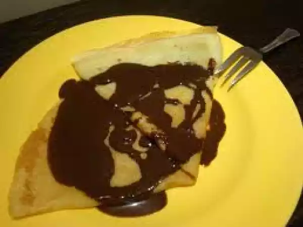 Receita Crepes com chocolate