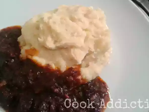 Receita Carne de vaca em vinho tinto & puré de batata e nabo
