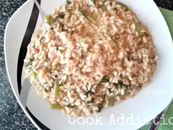 Receita Risotto de alheira e grelos