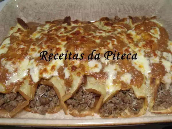 Receita Panquecas de carne picada