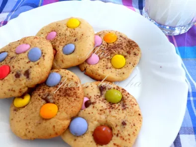 Receita Cookies com pintarolas