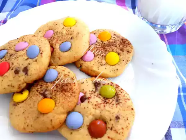Receita Cookies com pintarolas