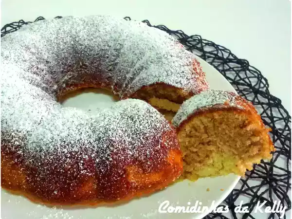 Receita Bolo de iogurte mármore