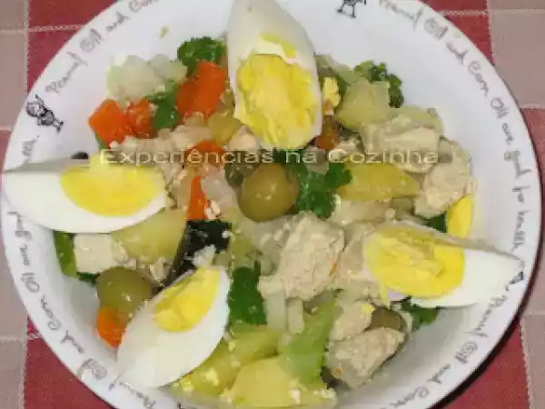 Receita Salada de ovas
