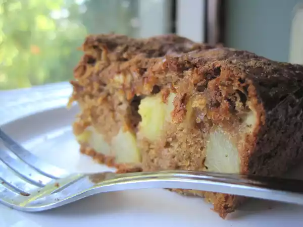 Receita Bolo de maçã com canela