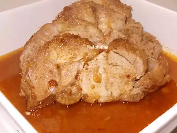 Receita Lombo de porco picante assado no tacho