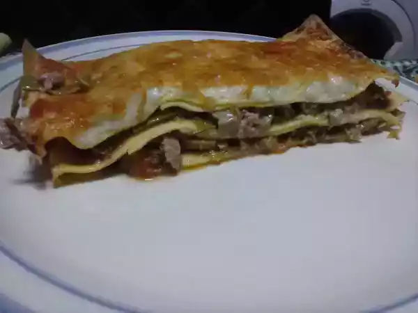 Receita Lasanha de legumes com atum