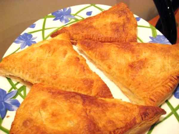 Receita Folhados de maçã