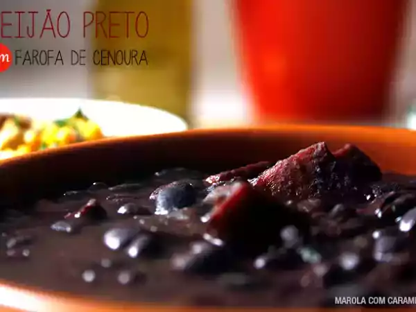 Receita Feijão preto